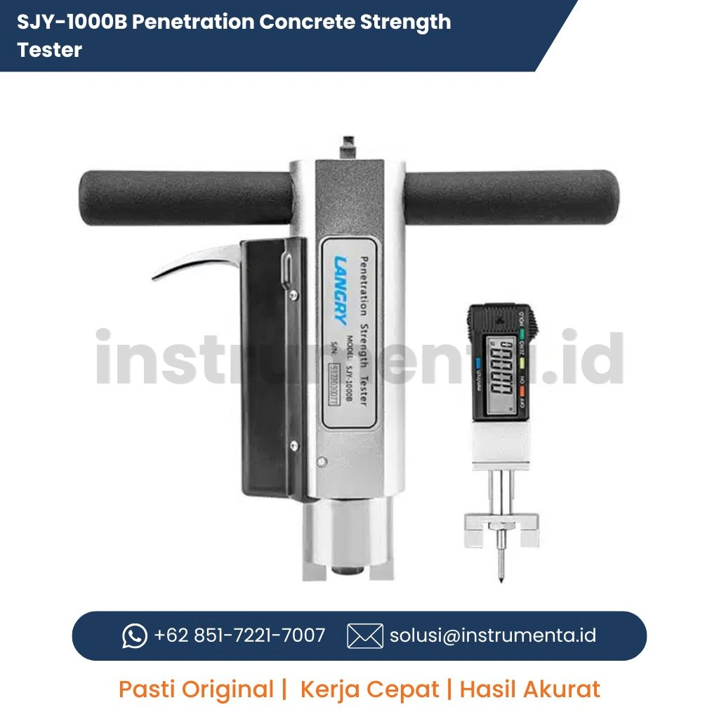 Ready Stock Penetration Concrete Strength Tester LANGRY SJY-1000B Alat Uji Kekuatan Beton Digital